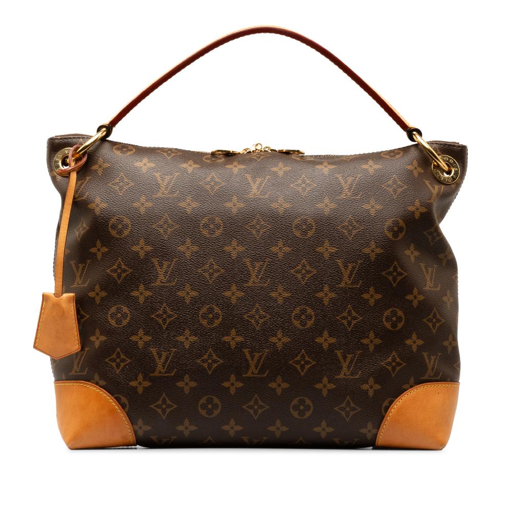 Louis Vuitton B Louis Vuitton Brown Monogram Canvas Canvas Monogram Berri PM France