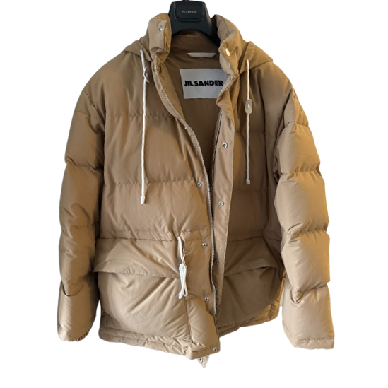 Jil Sander Parka classique jacquard d'hiver