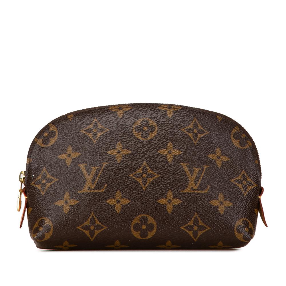 Louis Vuitton B Louis Vuitton Brown Monogram Canvas Canvas Monogram Cosmetic Pouch France