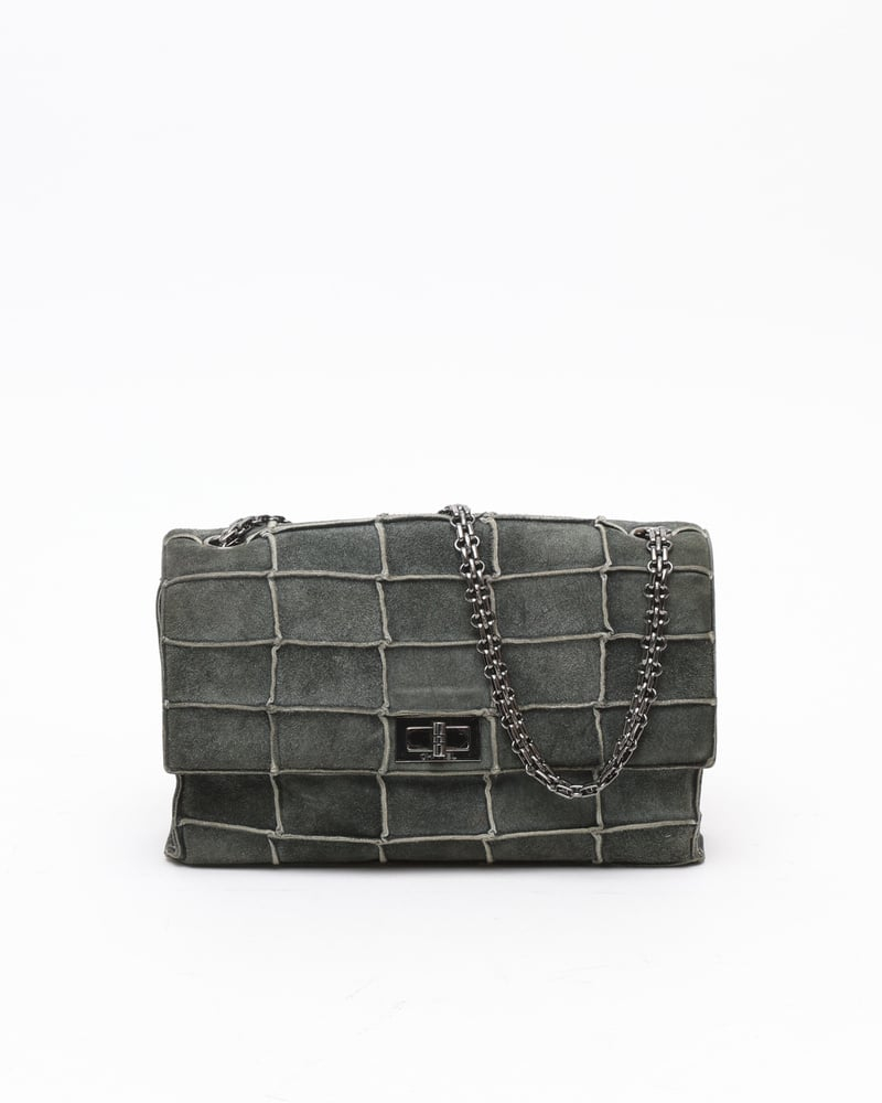 Chanel 2.55 Reissue Suede Patchwork Bag