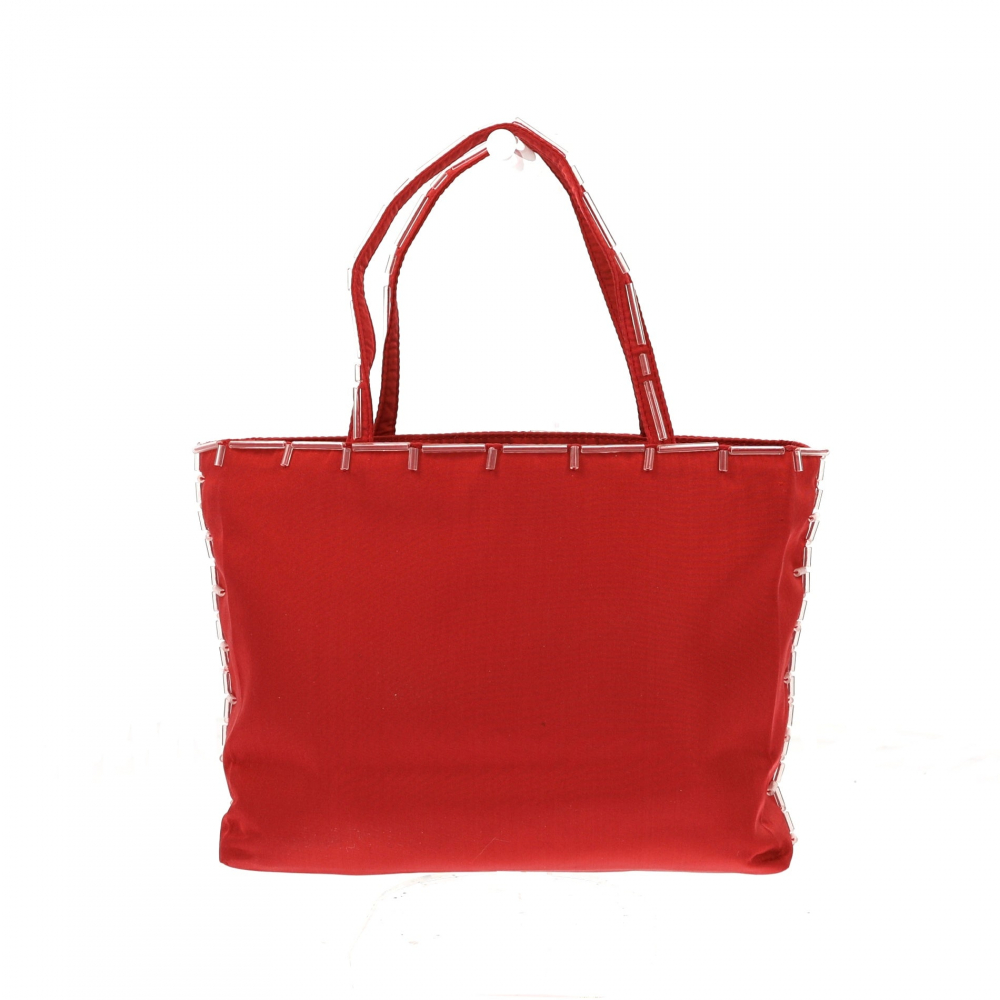 Prada Handbag in Red Fabric