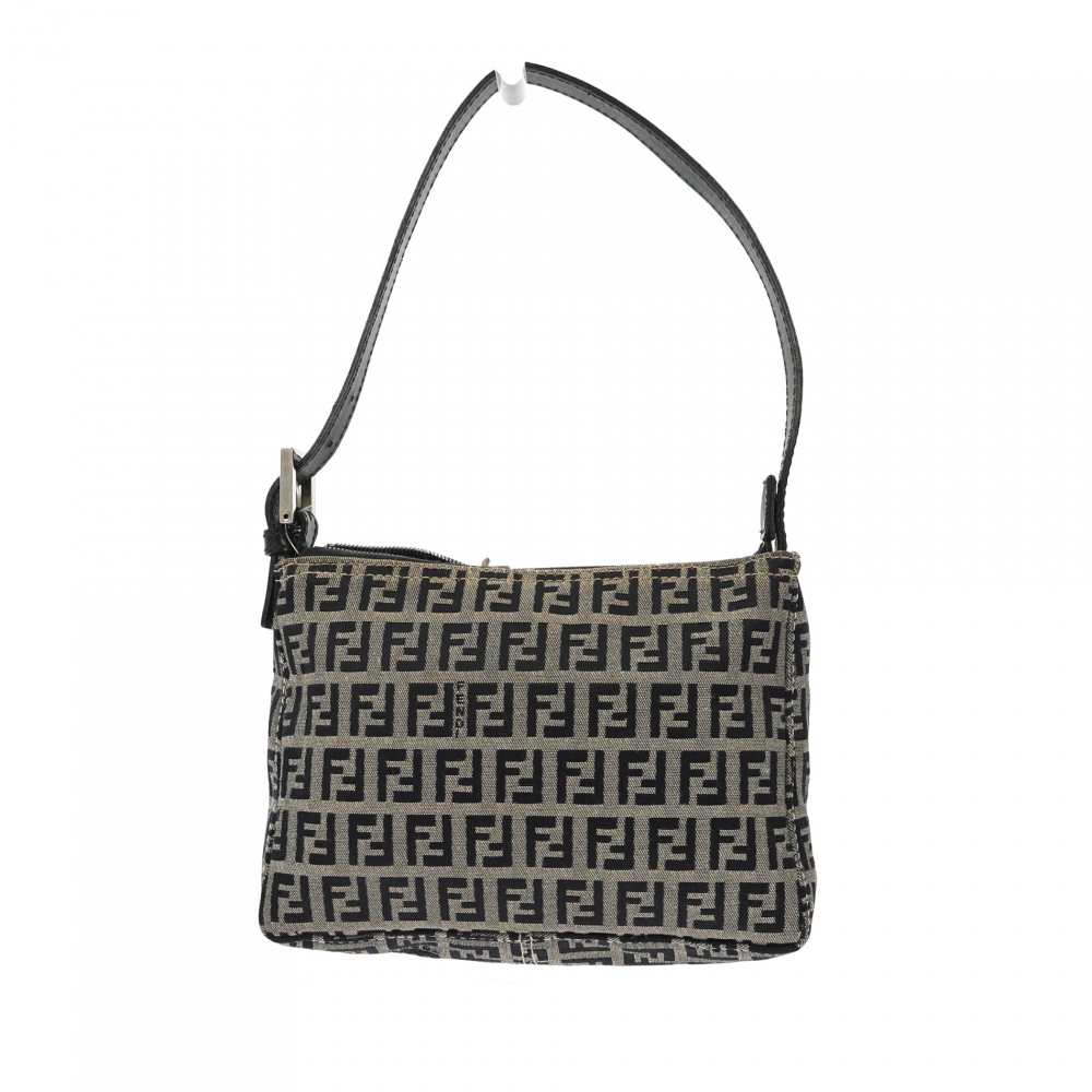 Fendi Shoulder Bag in Blue Fabric