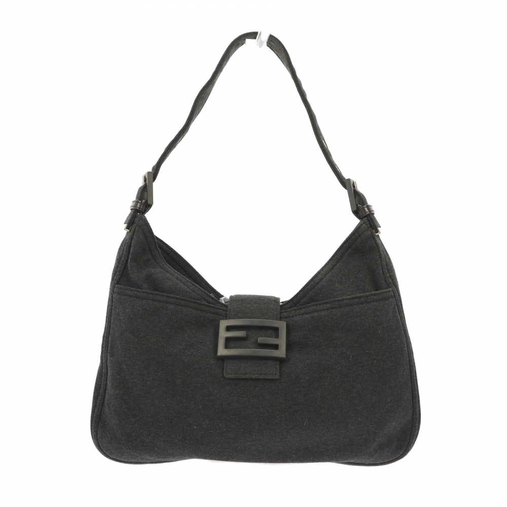 Fendi Sac bandoulière Fendi en tissu noir