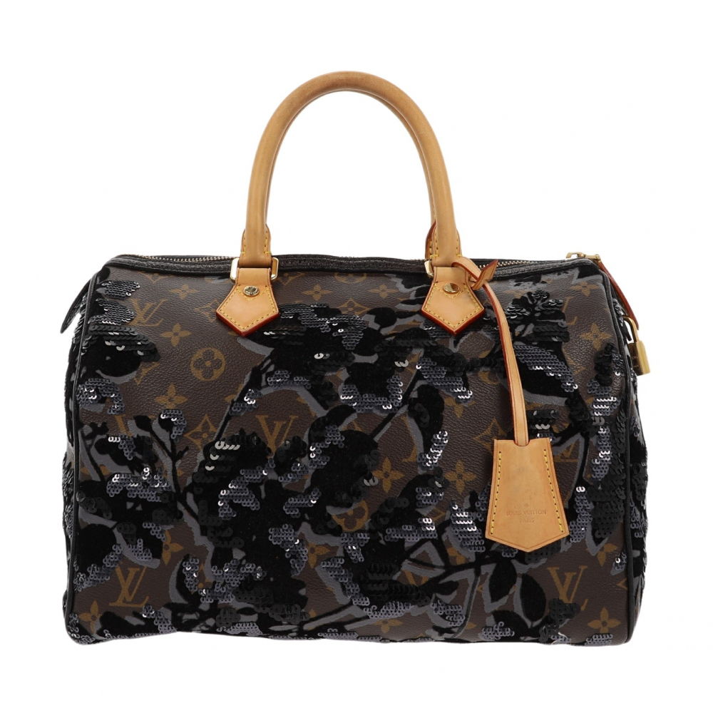 Louis Vuitton Fleur de Jais Speedy 30 Handtasche in limitierter Auflage