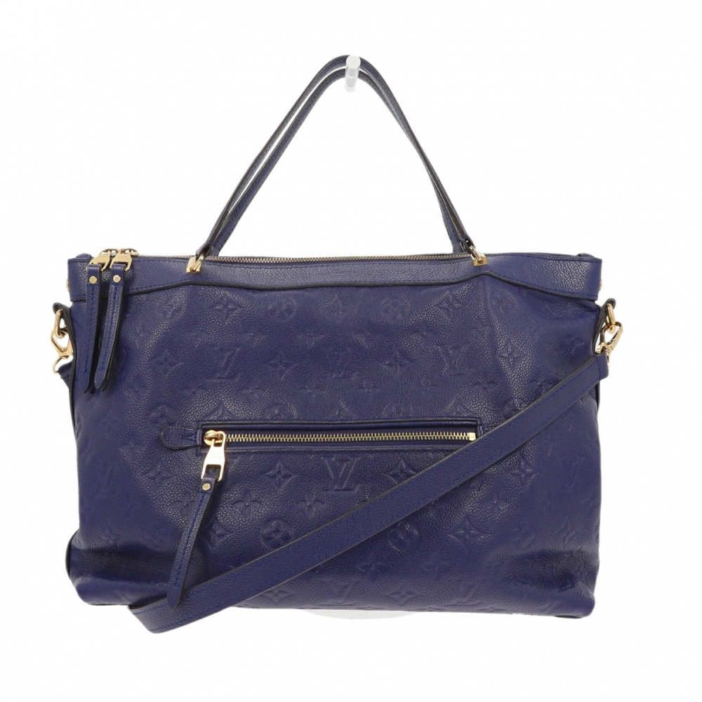 Louis Vuitton Bastille Shoulder Bag in Blue Leather