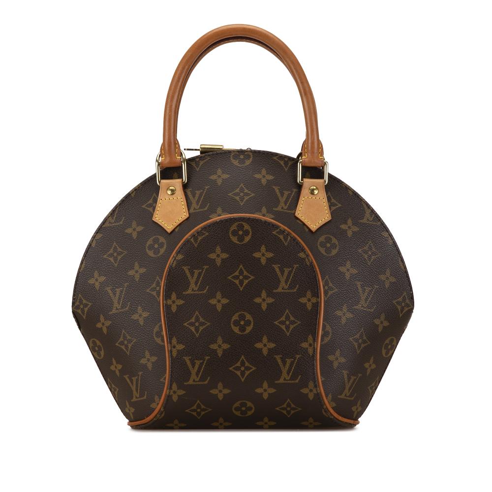 Louis Vuitton B Louis Vuitton Brown Monogram Canvas Canvas Monogram Ellipse PM France