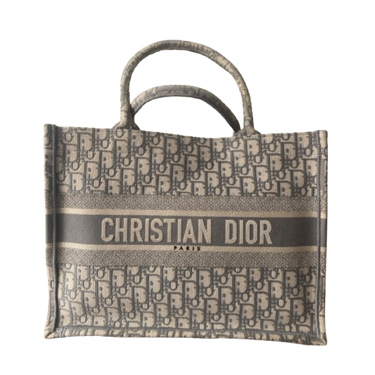 Christian dior fabric tote hotsell