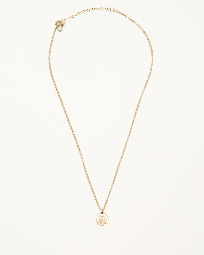 Christian Dior Diorissimo Logo Necklace