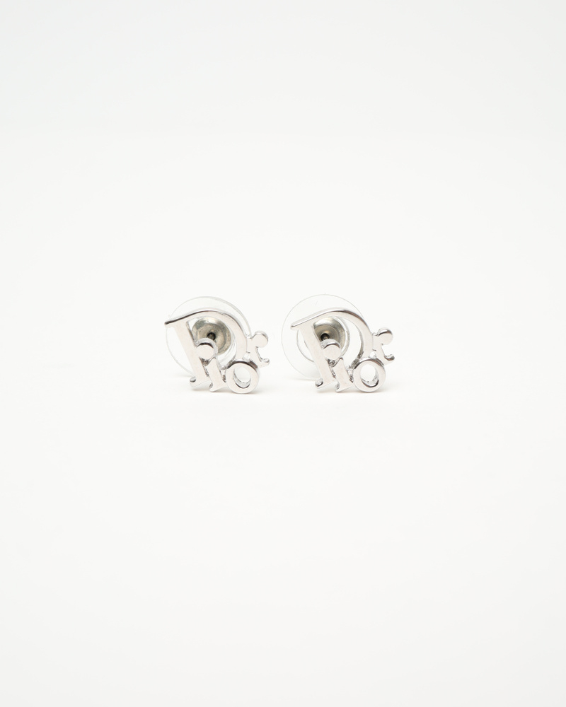 Christian Dior Diorissimo Logo Earrings