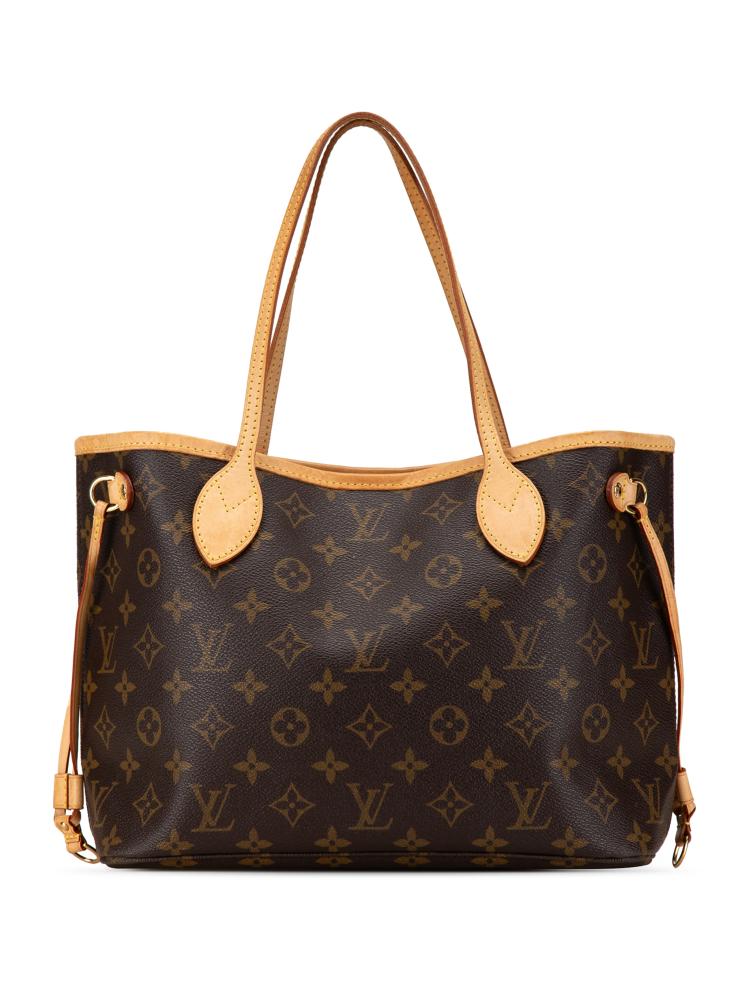 Louis Vuitton AB Louis Vuitton Brown Monogram Canvas Canvas Monogram Neverfull PM United States