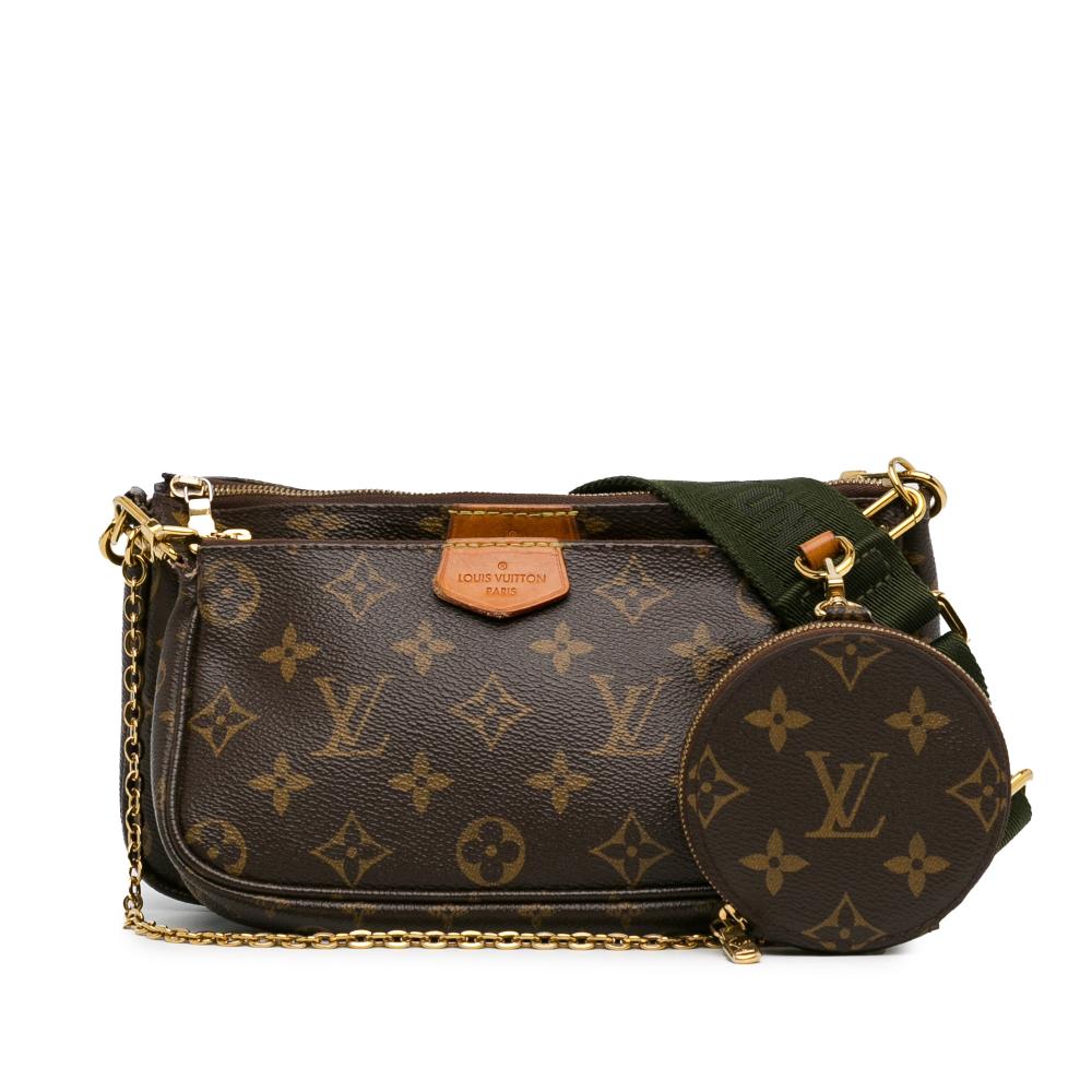 Louis Vuitton AB Louis Vuitton Brown Monogram Canvas Canvas Monogram Multi Pochette Accessoires France