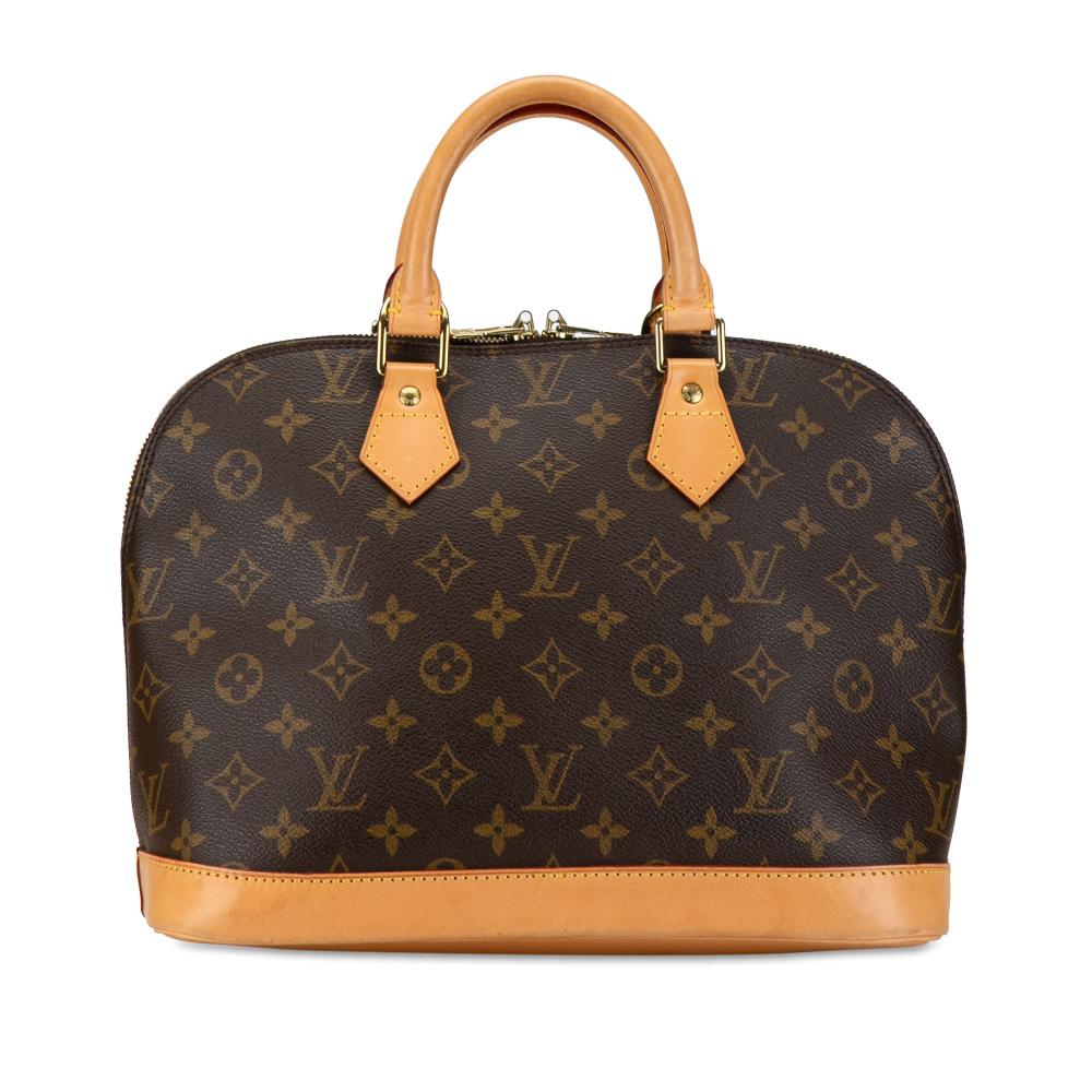 Louis Vuitton B Louis Vuitton Brown Monogram Canvas Canvas Monogram Alma PM France