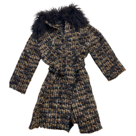 Dolce&Gabbana Luxus Mantel Tweed