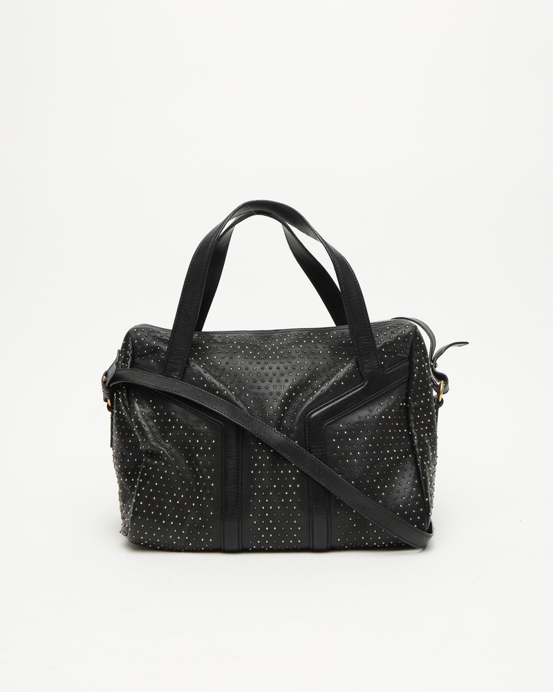 Saint Laurent Studded Easy Y Boston Bag