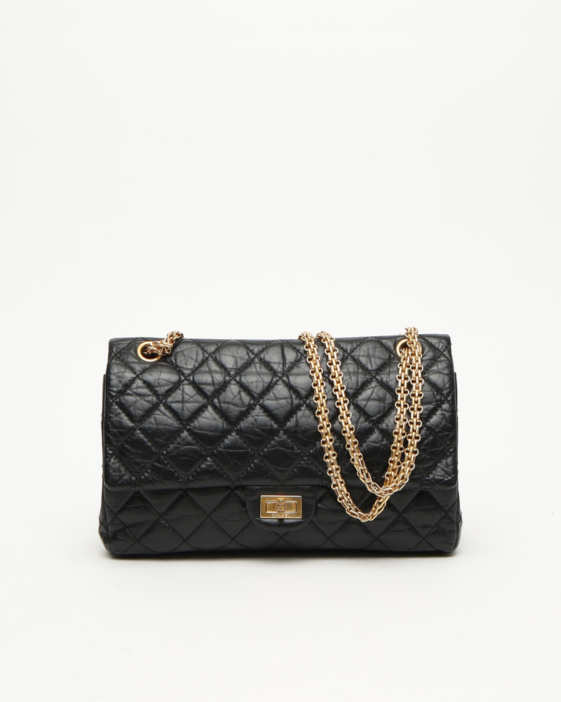 Chanel Aged Calf 2.55 Reissue 226 Double Flap Bag