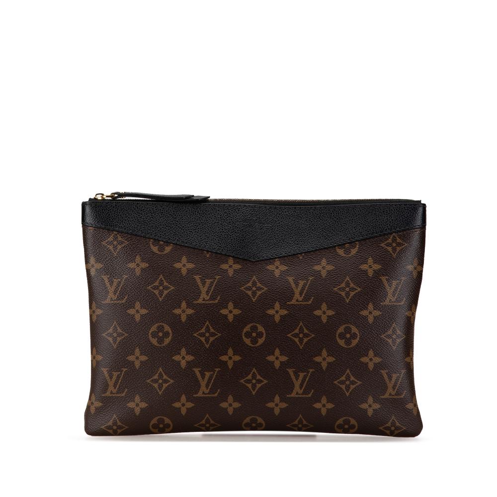 Louis Vuitton B Louis Vuitton Brown Monogram Canvas Canvas Monogram Daily Pouch France