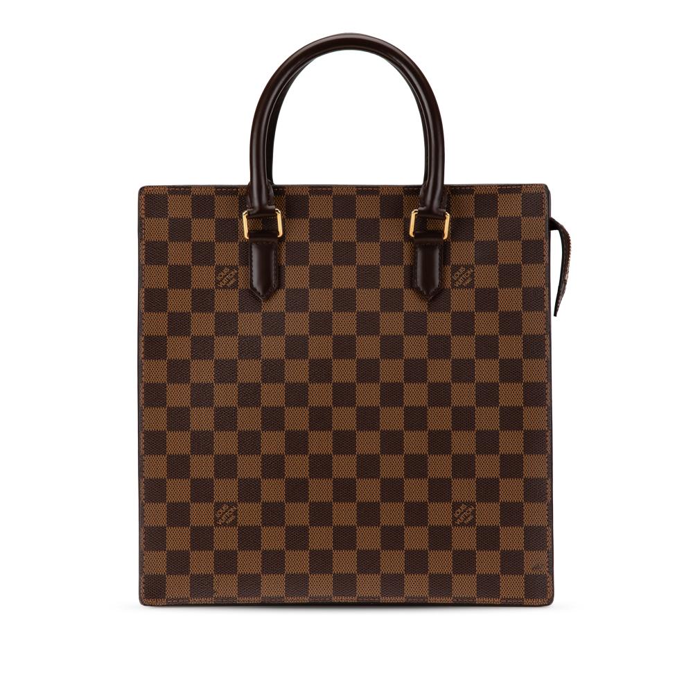 Louis Vuitton AB Louis Vuitton Brown Damier Canvas Canvas Damier Ebene Venice Sac Plat France