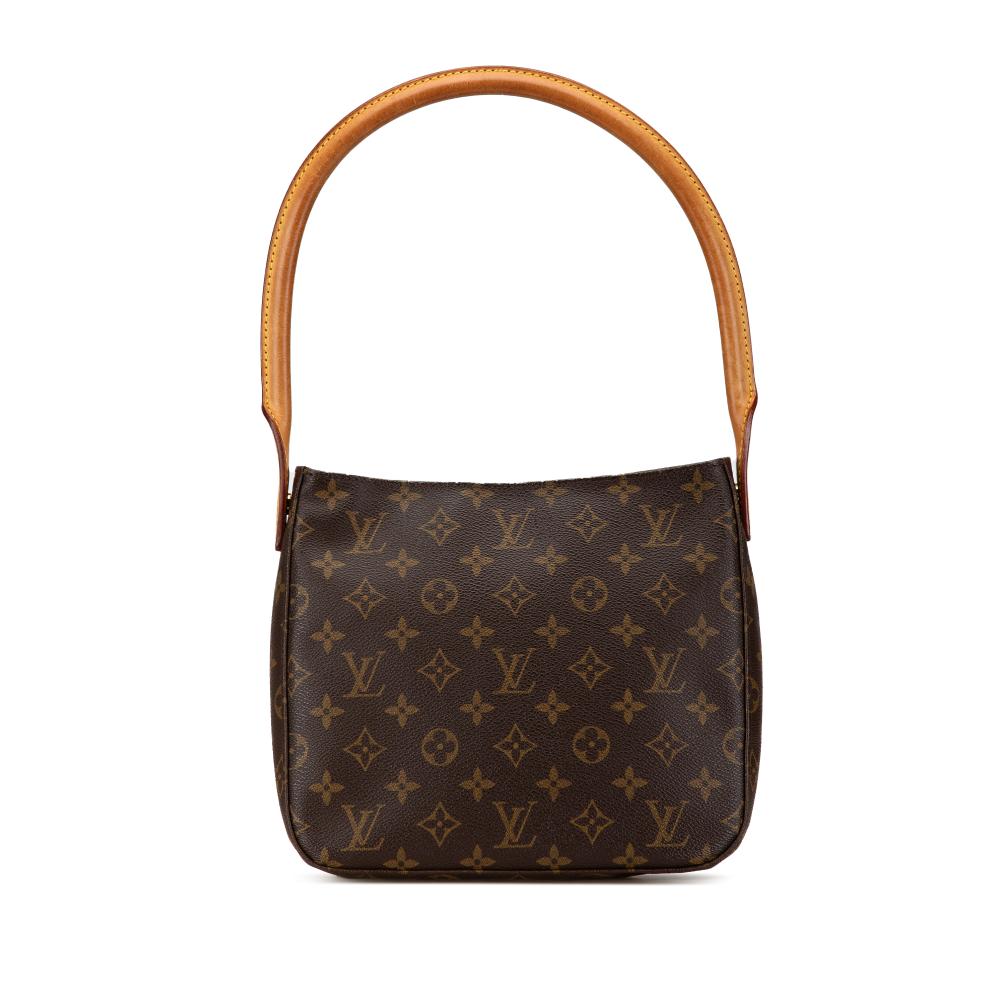 Louis Vuitton B Louis Vuitton Brown Monogram Canvas Canvas Monogram Looping MM France