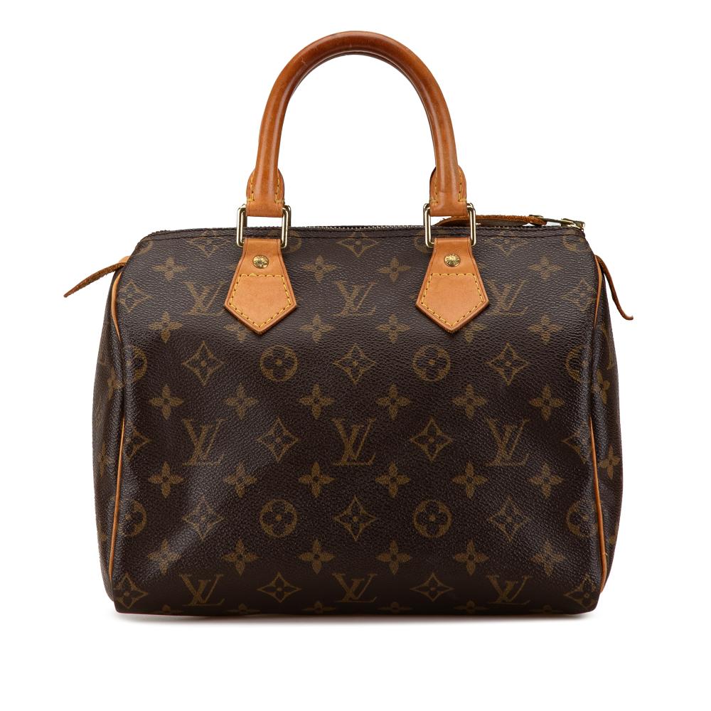 Louis Vuitton B Louis Vuitton Brown Monogram Canvas Canvas Monogram Speedy 25 France