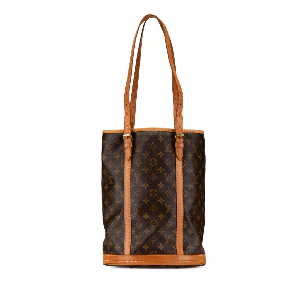 Louis Vuitton AB Louis Vuitton Brown Monogram Canvas Canvas Monogram Bucket GM France