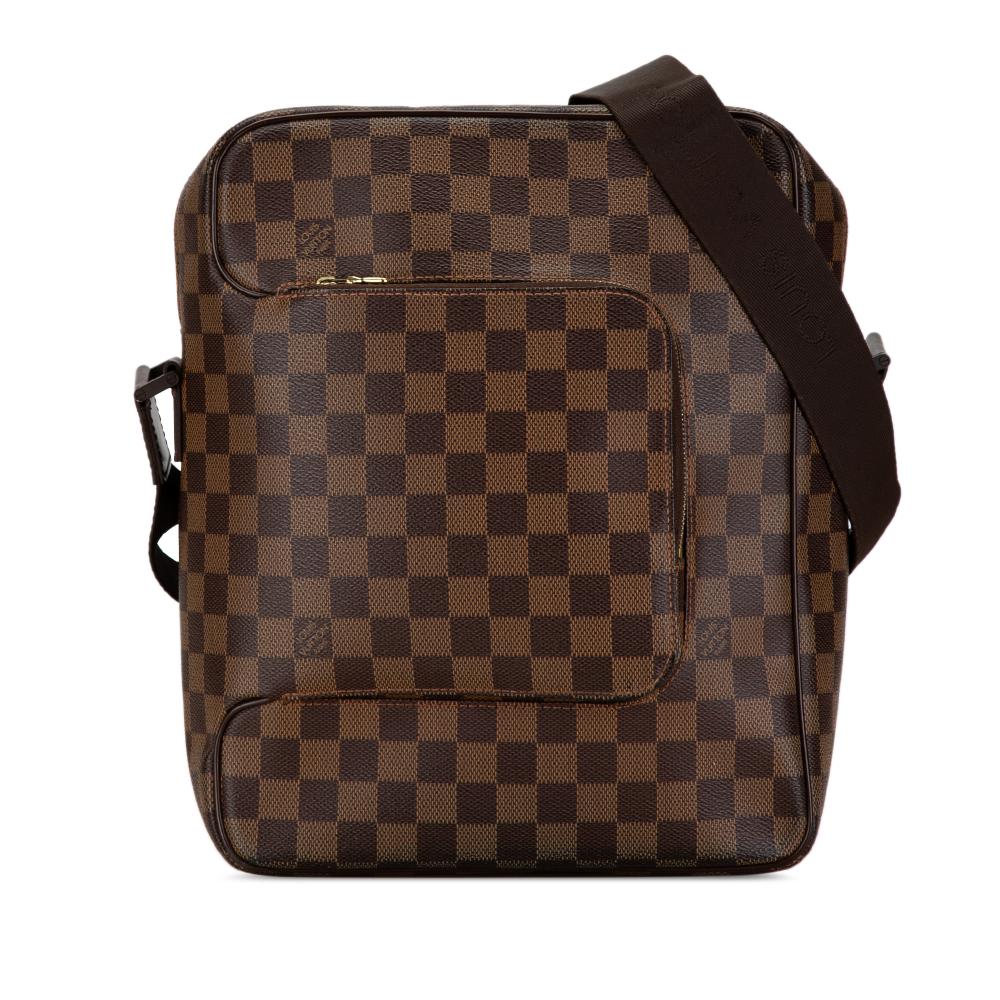 Louis Vuitton B Louis Vuitton Brown Damier Canvas Canvas Damier Ebene Olav MM Spain