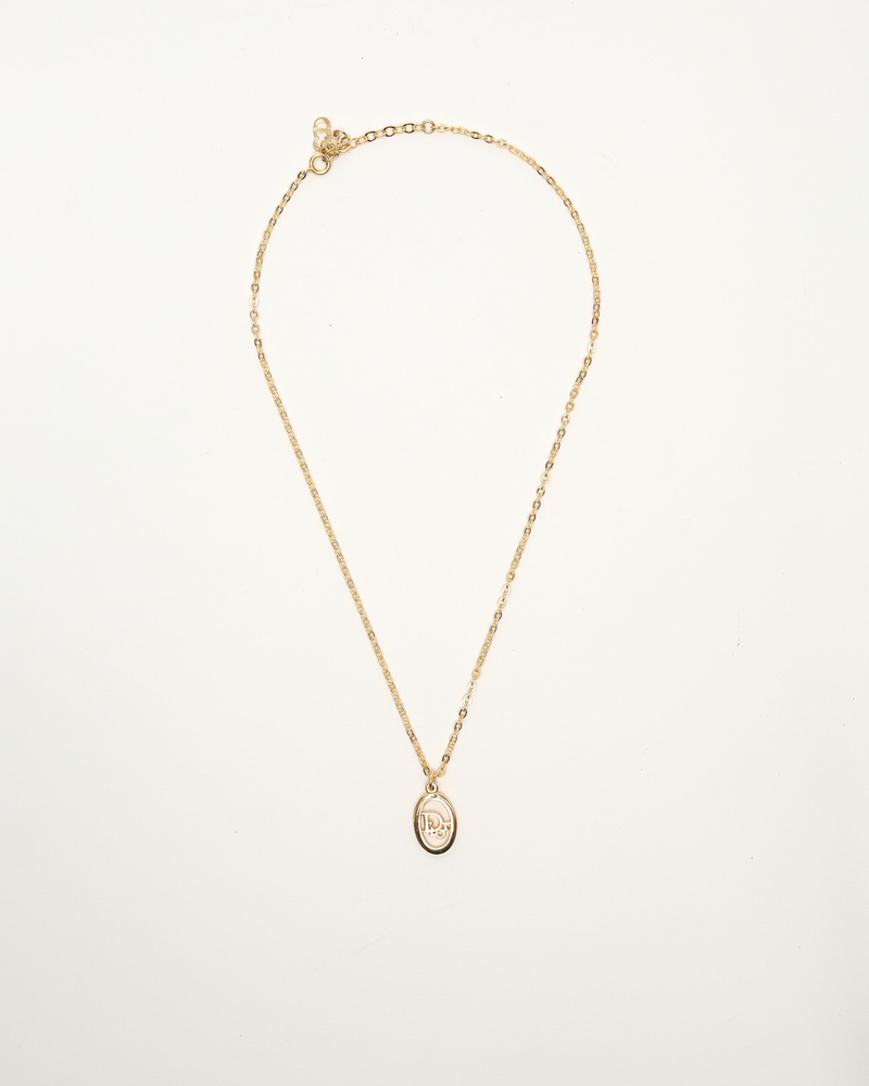 Christian Dior Diorissimo Logo Necklace