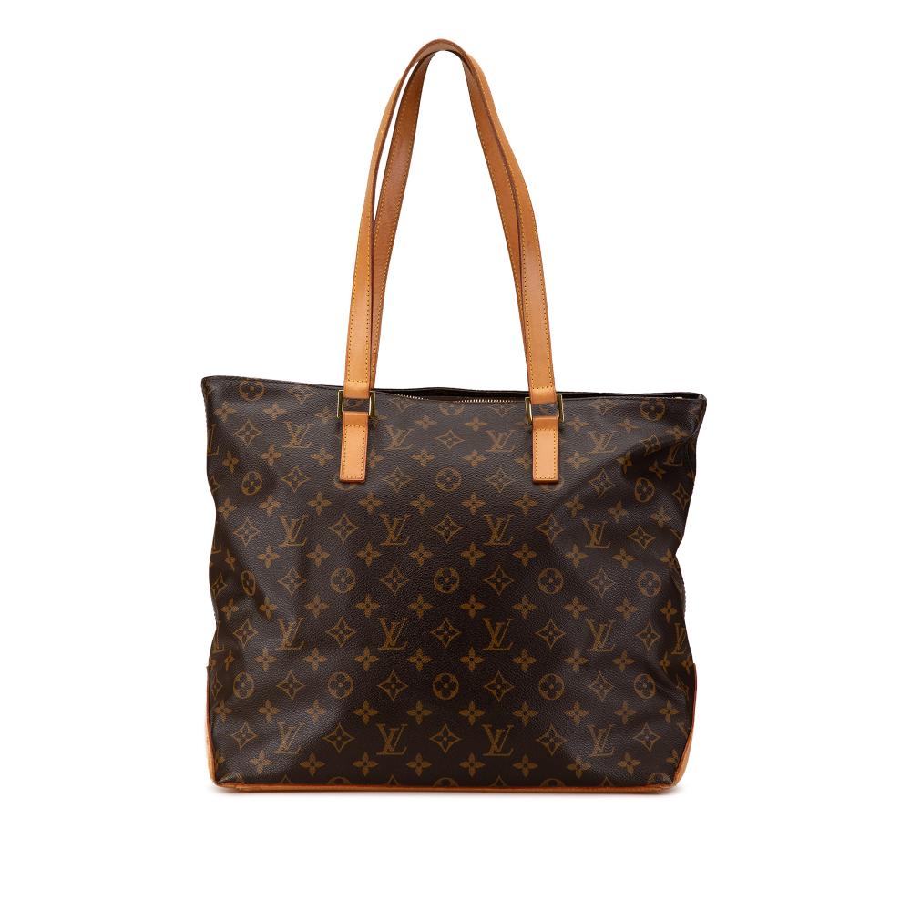 Louis Vuitton B Louis Vuitton Brown Monogram Canvas Canvas Monogram Cabas Mezzo France