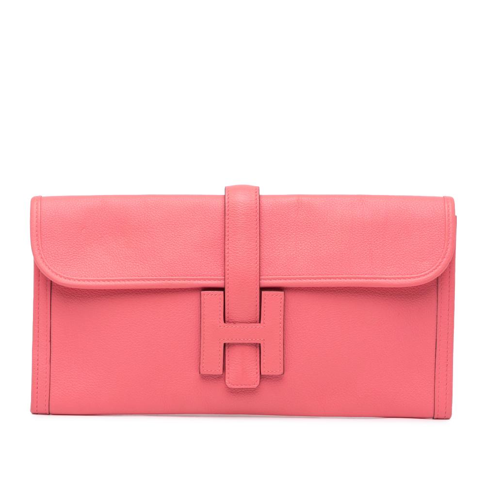 Hermès AB Hermès Pink Calf Leather Evercolor Jige Elan 29 France