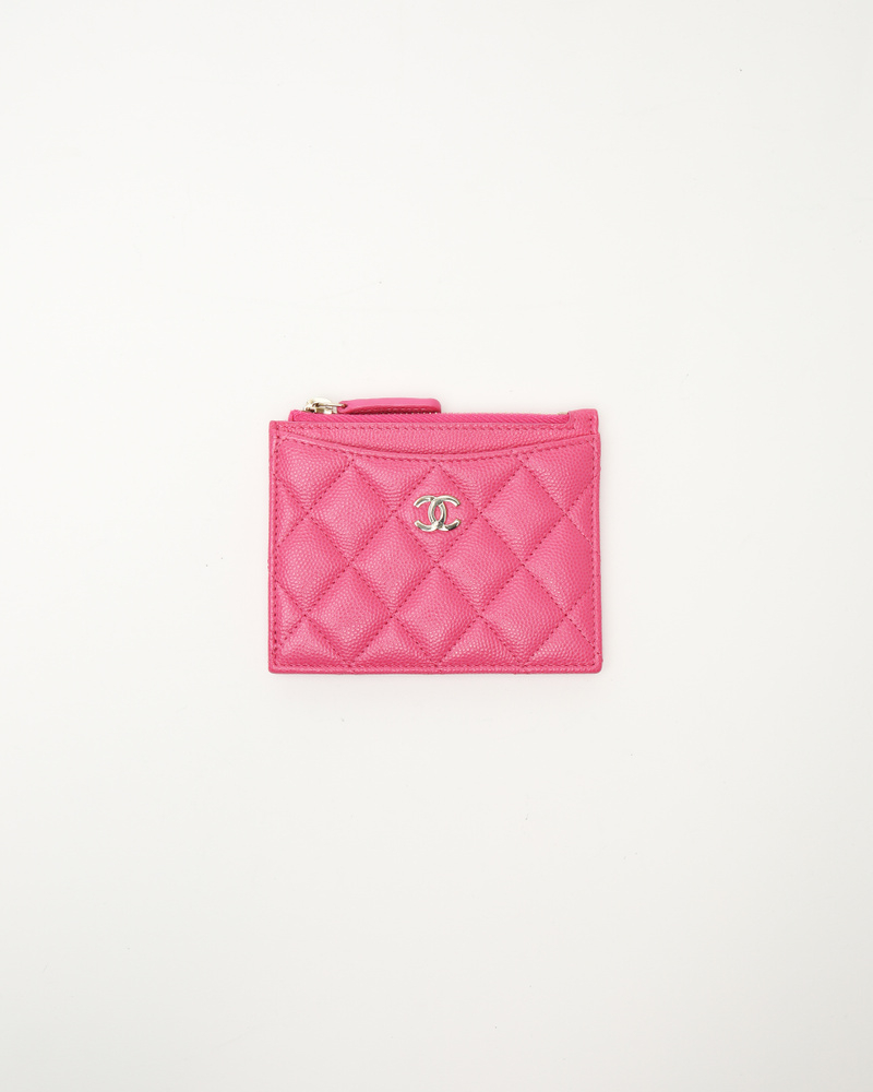 Chanel Caviar Classic Zipped Card Holder