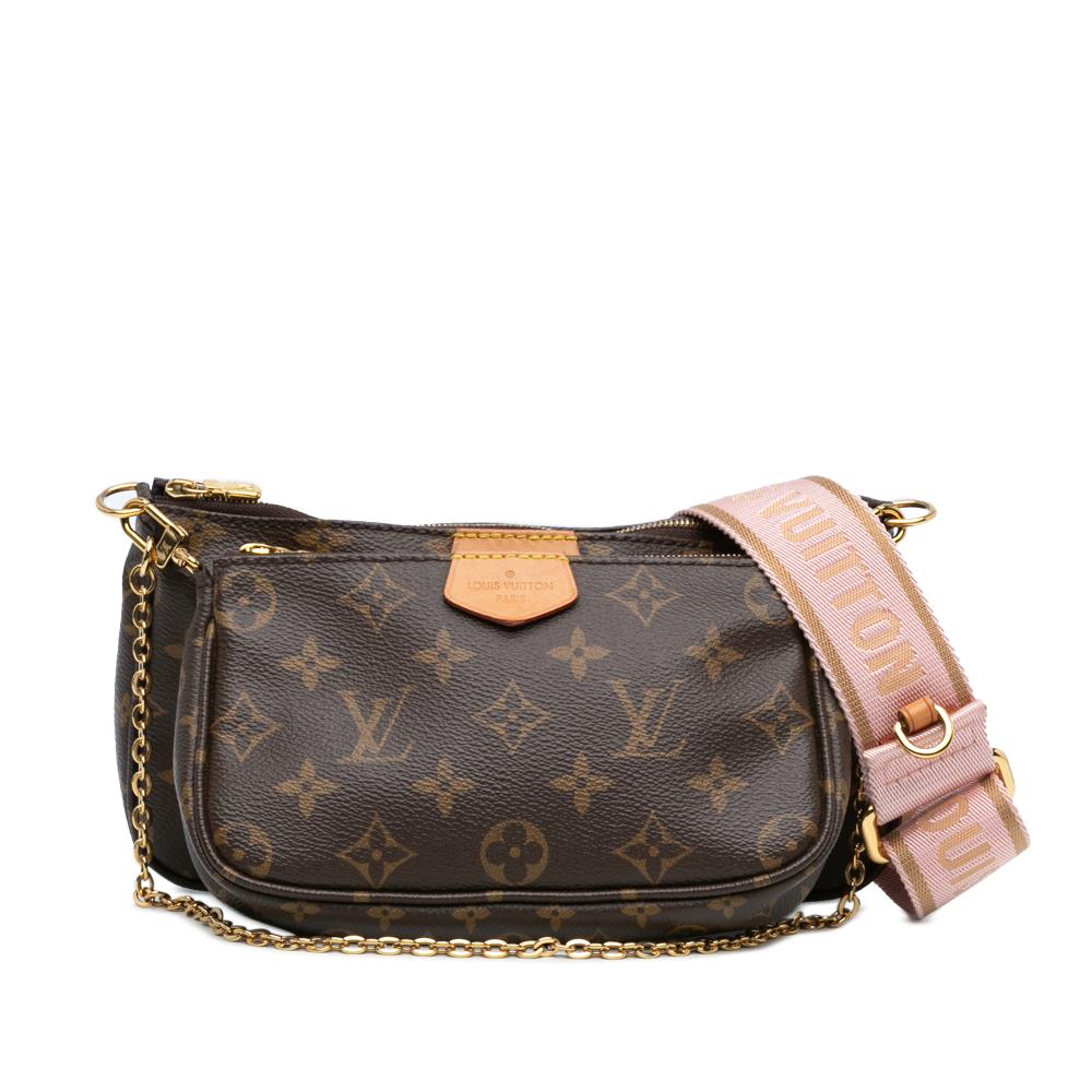 Louis Vuitton B Louis Vuitton Brown Monogram Canvas Canvas Monogram Multi Pochette Accessoires France