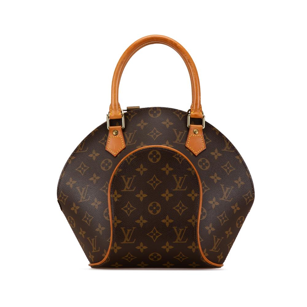 Louis Vuitton B Louis Vuitton Brown Monogram Canvas Canvas Monogram Ellipse PM France