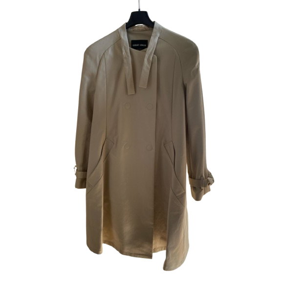 Giorgio Armani Manteaux trench en coton