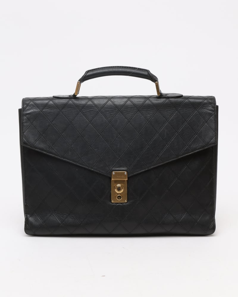 Chanel Quilted Picolore Briefcase