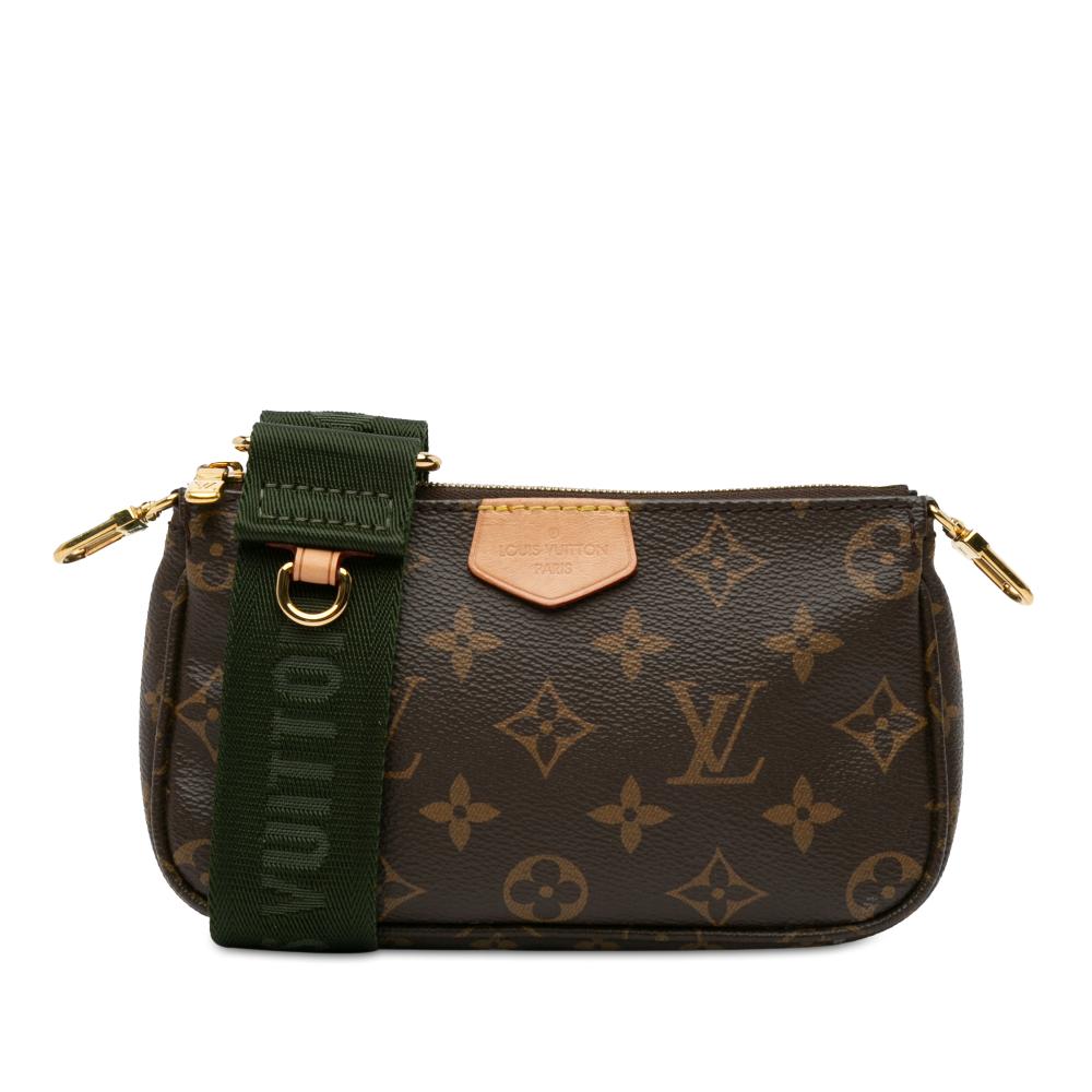 Louis Vuitton B Louis Vuitton Brown Monogram Canvas Canvas Monogram Multi Pochette Accessoires France