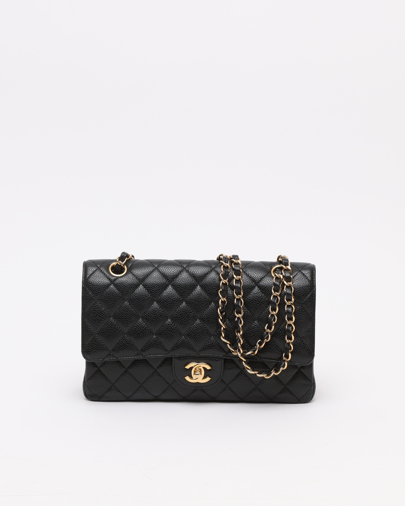 Chanel Classic Medium Caviar Double Flap Bag