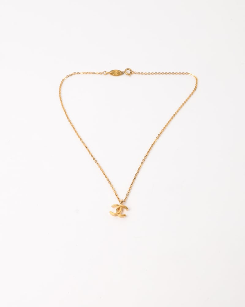 Chanel CC Gold-toned Necklace