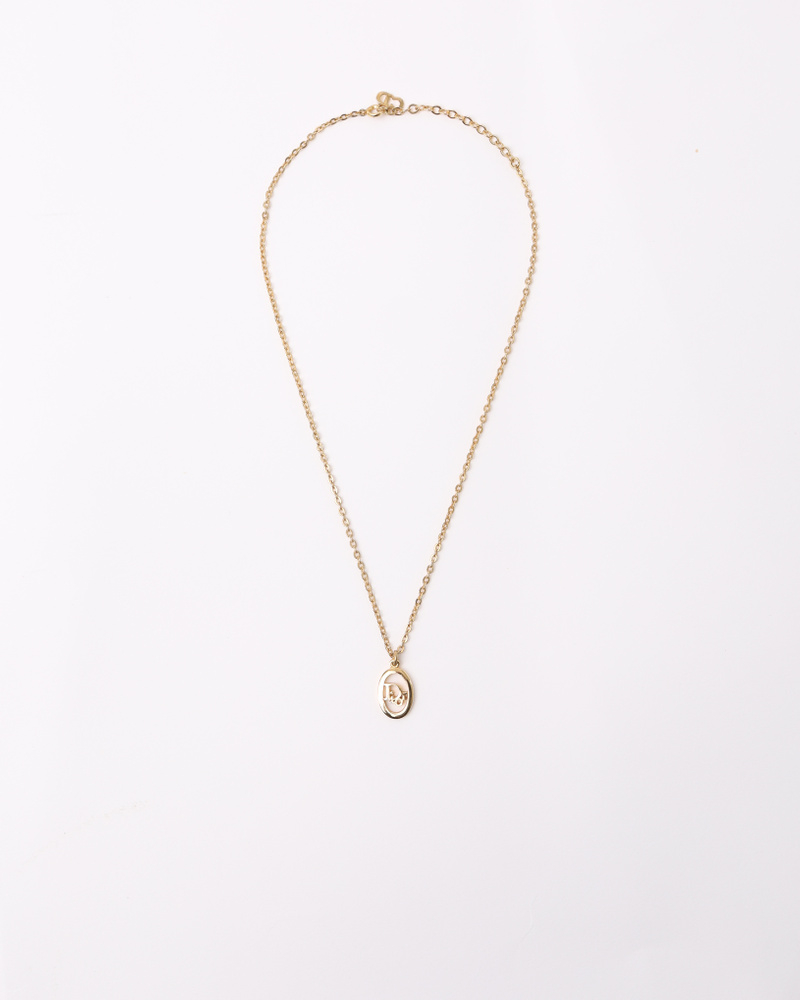 Christian Dior Logo Necklace