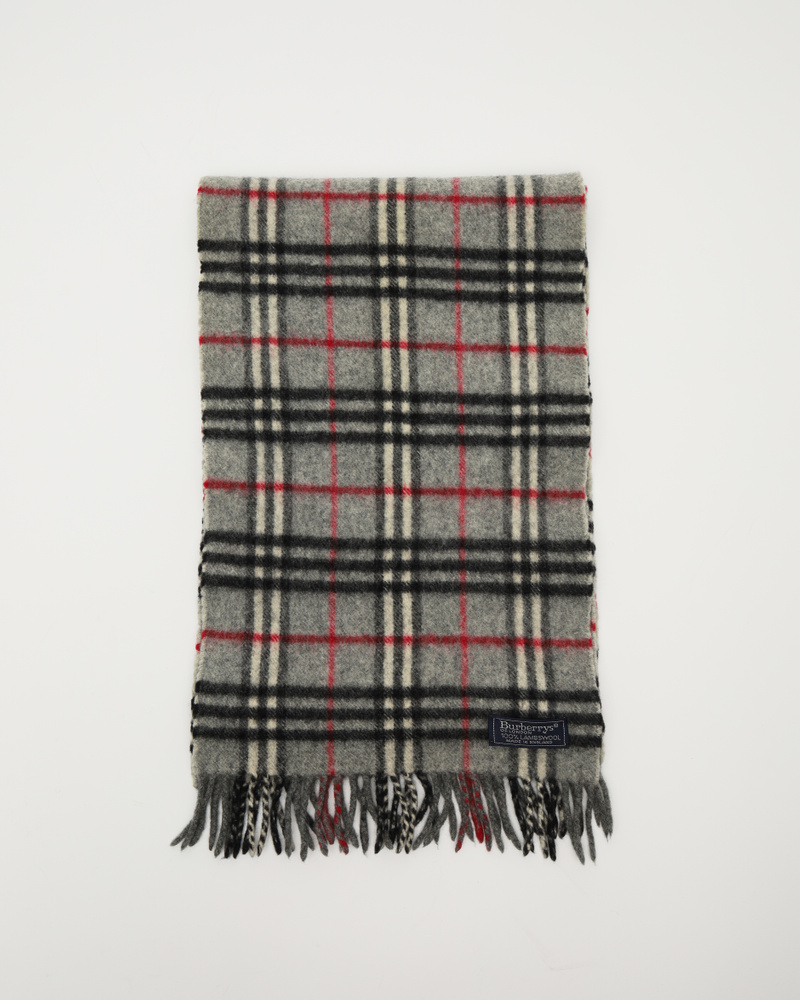 Burberry Nova Check Lambswool Scarf