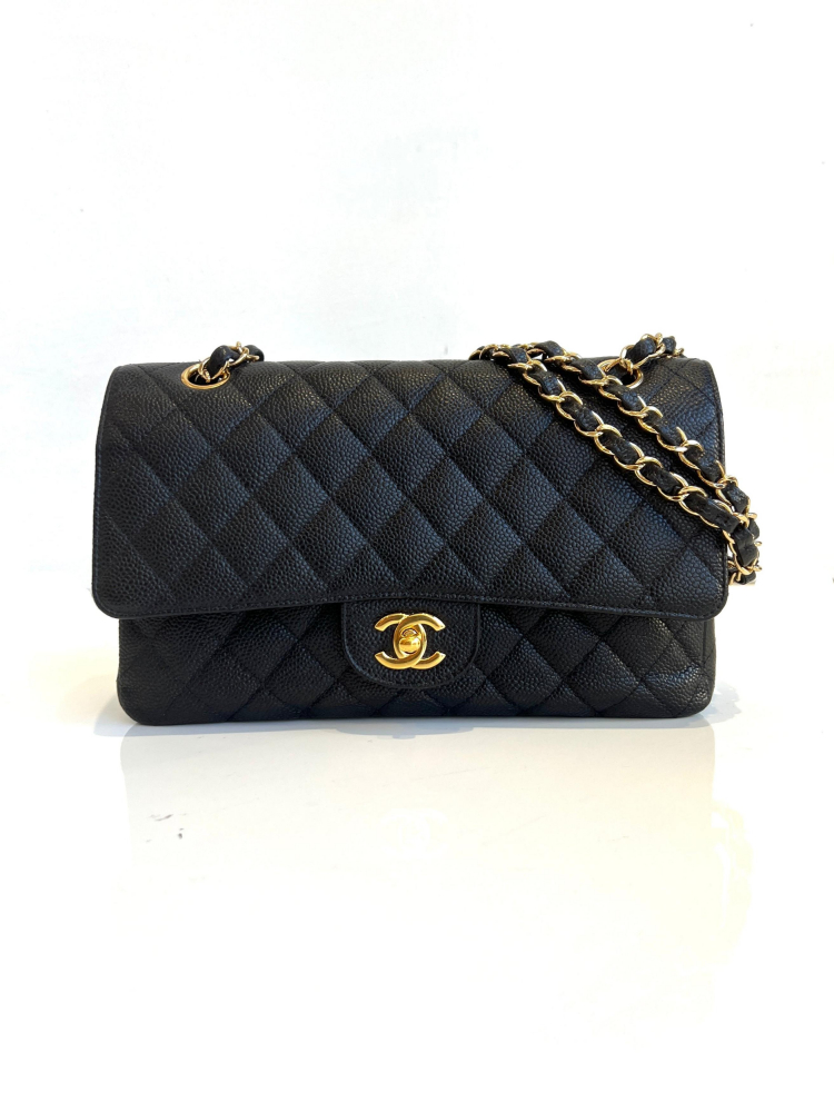 Chanel Caviar Medium Double Flap Bag