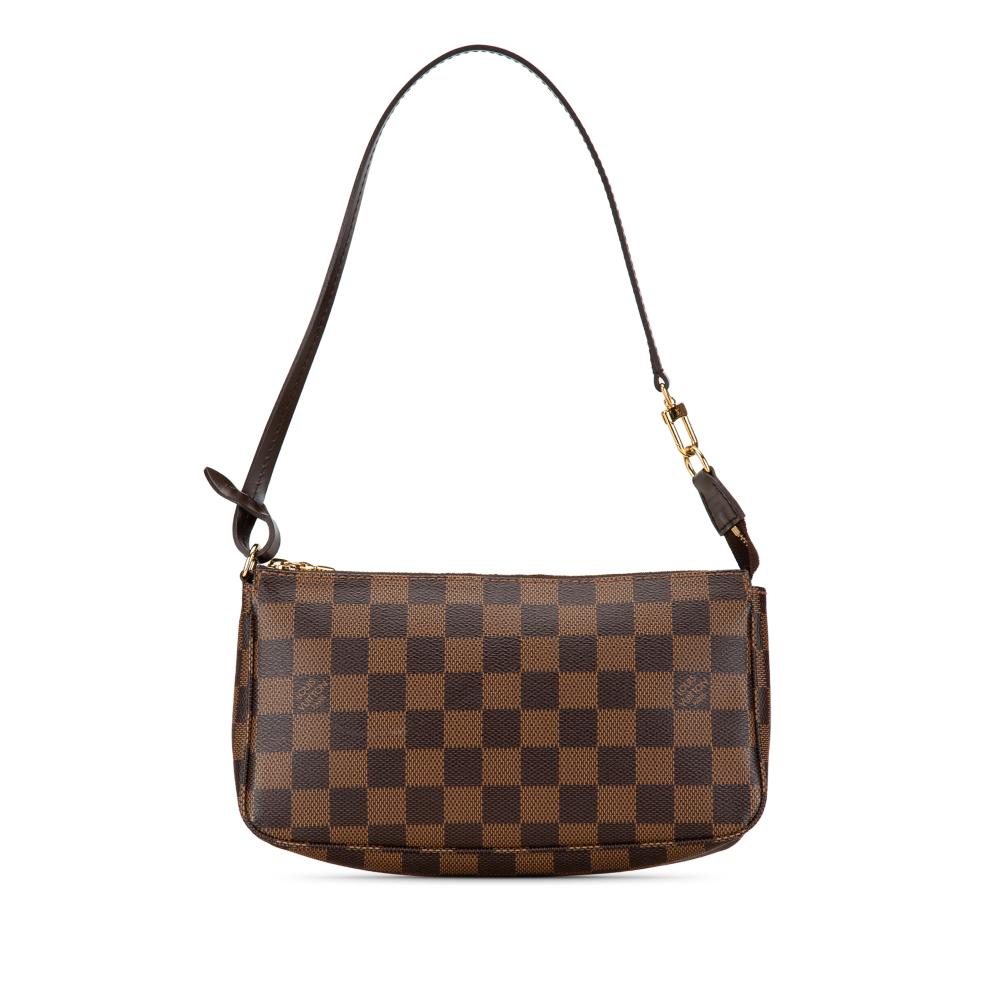 Louis Vuitton AB Louis Vuitton Brown Damier Canvas Canvas Damier Ebene Pochette Accessoires Spain