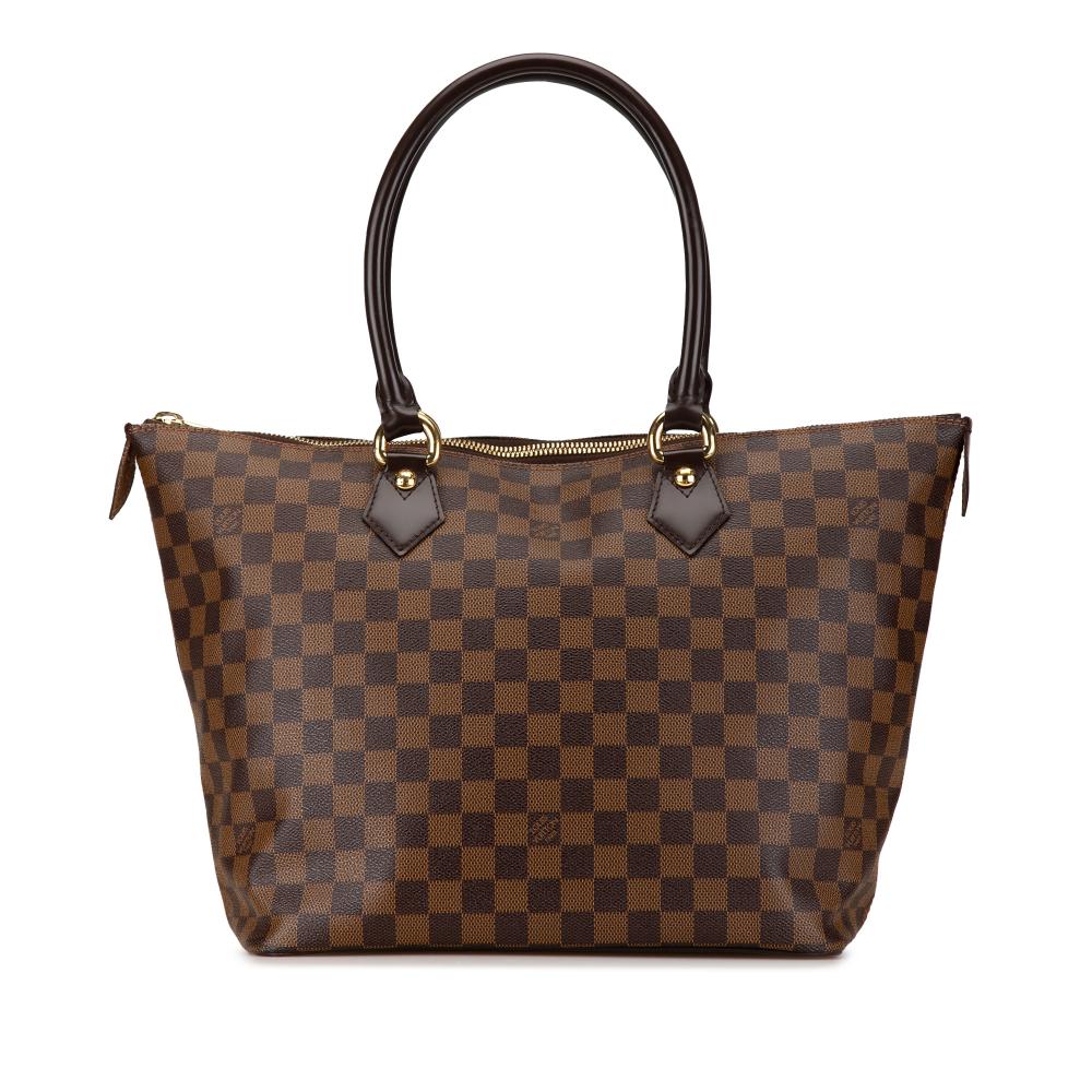 Louis Vuitton B Louis Vuitton Brown Damier Canvas Canvas Damier Ebene Saleya MM France