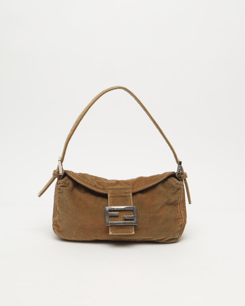 Corduroy Baguette Bag Fendi MyPrivateDressing