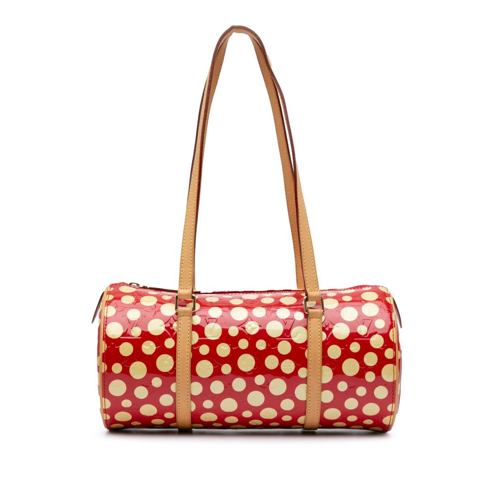 Louis Vuitton Red x Yayoi Kusama Monogram Vernis Dots Infinity Papillon 30 France