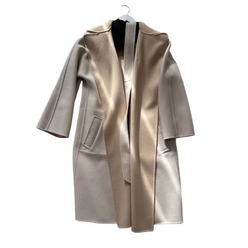 Weekend Max Mara Manteau de laine réversible avec ceinture Rail