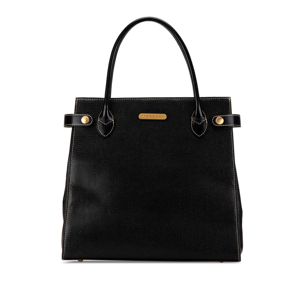 Burberry B Burberry Black Calf Leather Handbag United Kingdom