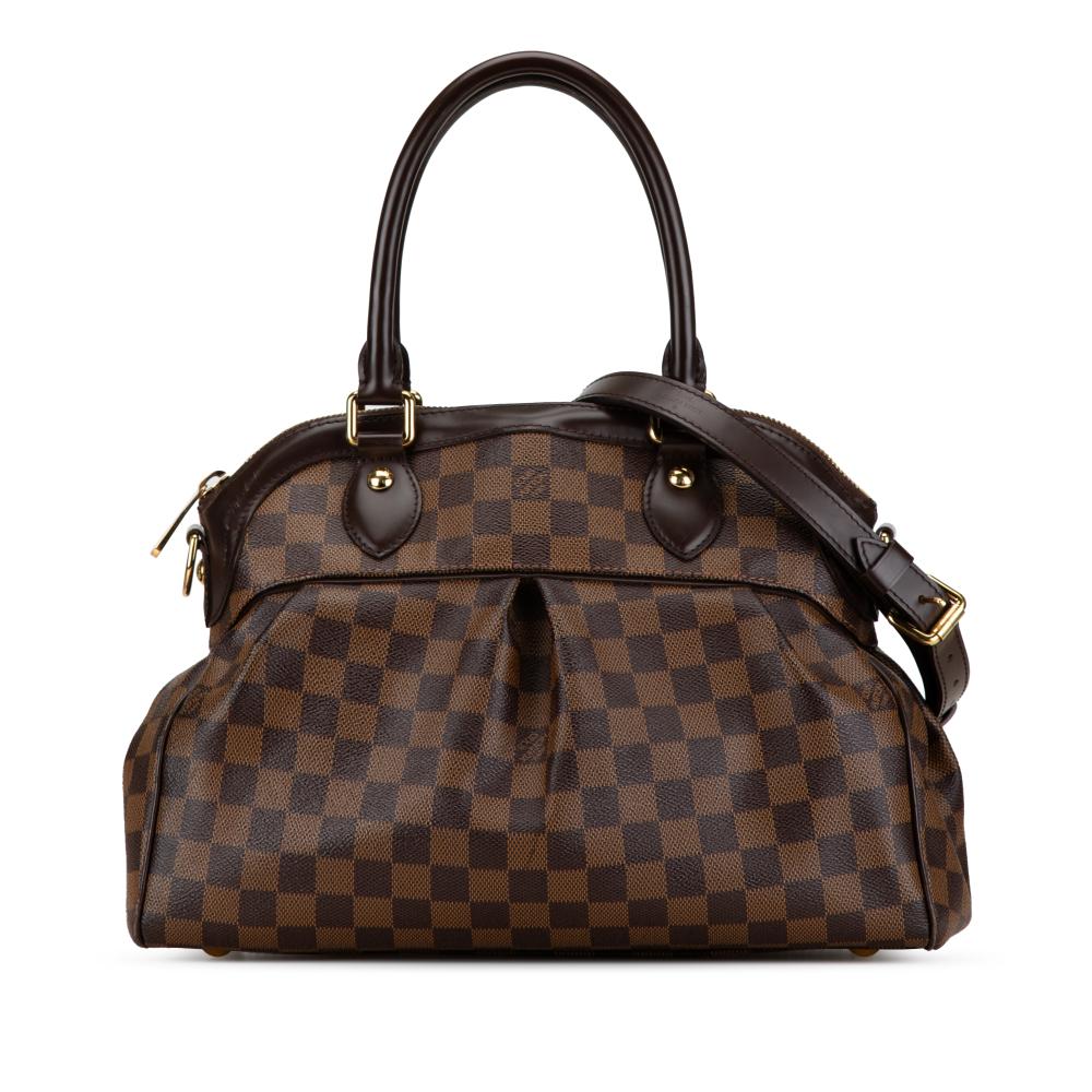 Louis Vuitton AB Louis Vuitton Brown Damier Canvas Canvas Damier Ebene Trevi PM France