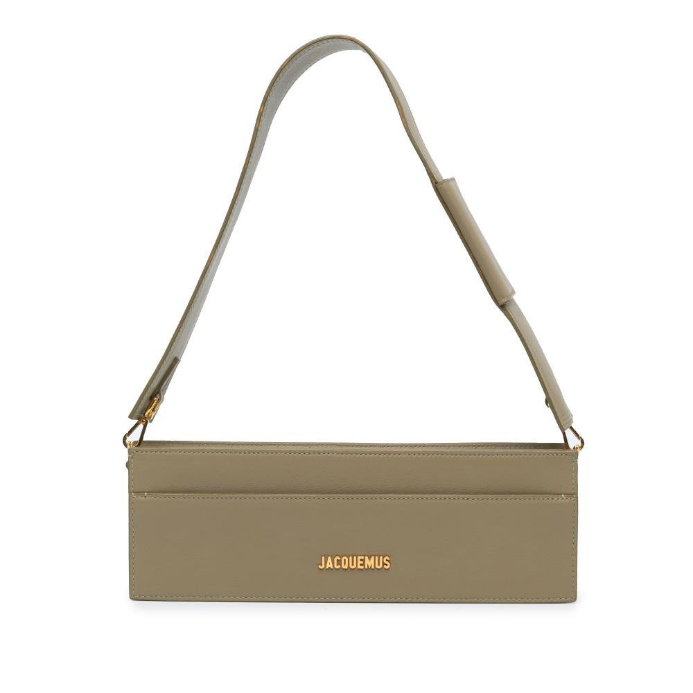 Jacquemus AB Jacquemus Brown Taupe Calf Leather skin Le Ciuciu Shoulder Bag Italy