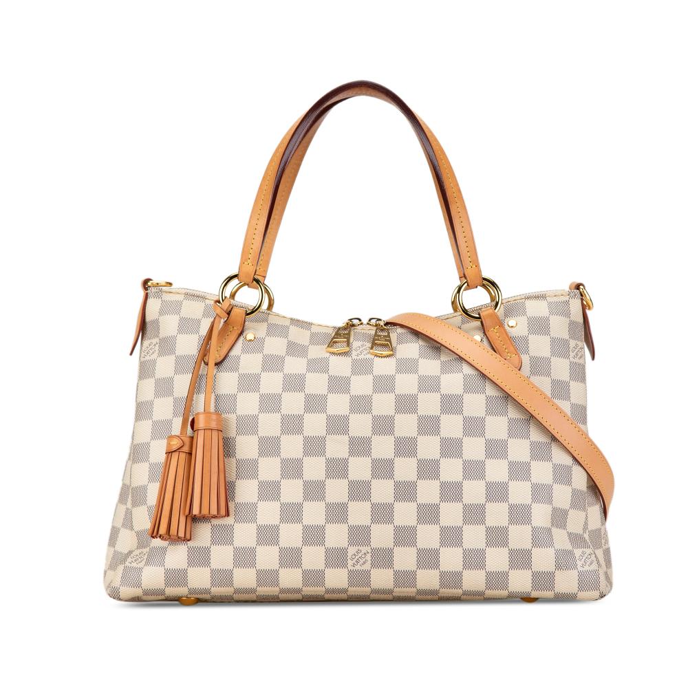 Louis Vuitton B Louis Vuitton White Damier Canvas Canvas Damier Azur Lymington Spain