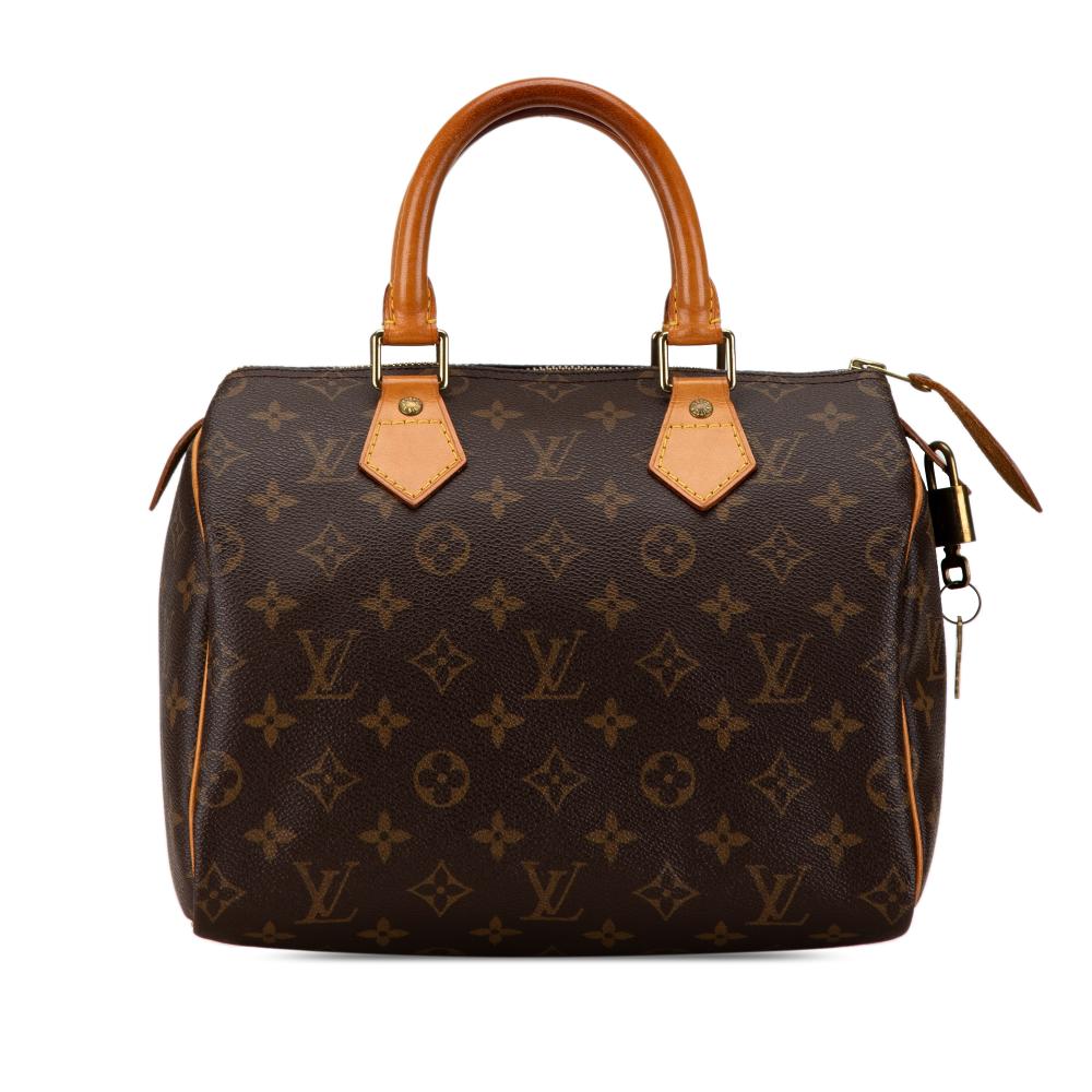 Louis Vuitton B Louis Vuitton Brown Monogram Canvas Canvas Monogram Speedy 25 United States