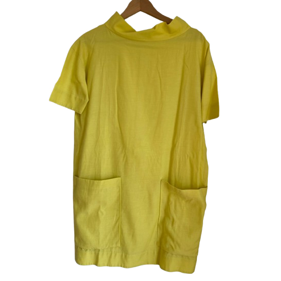 Cos Short-sleeved yellow dress